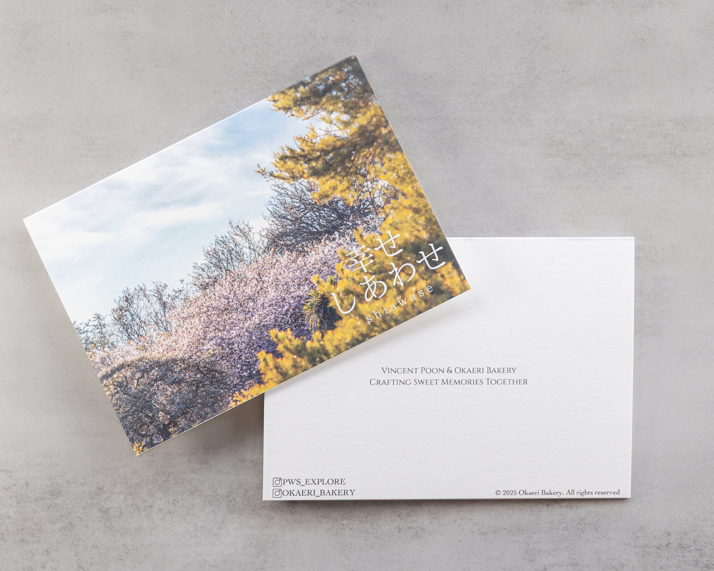 Whispers of the Seasons - Spring Birthday Card "Shiawase"