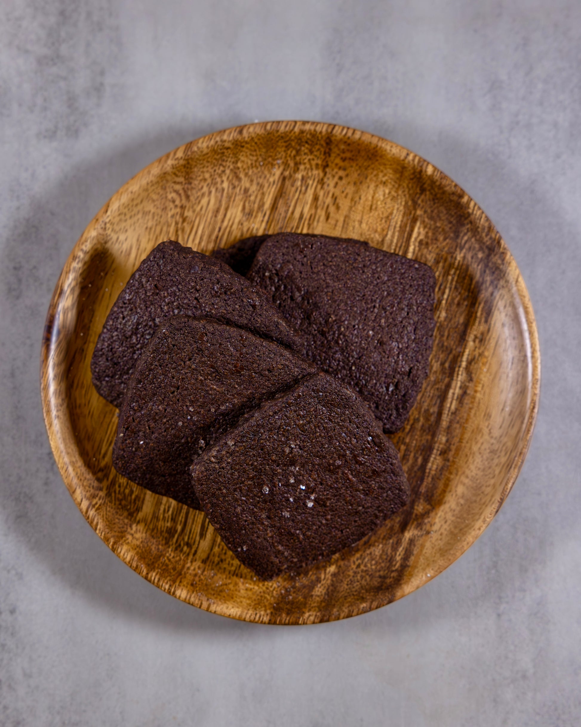 70% Valrhona Guanaja Cookies with Fleur de Sel, crafted by Okaeri Bakery in London 