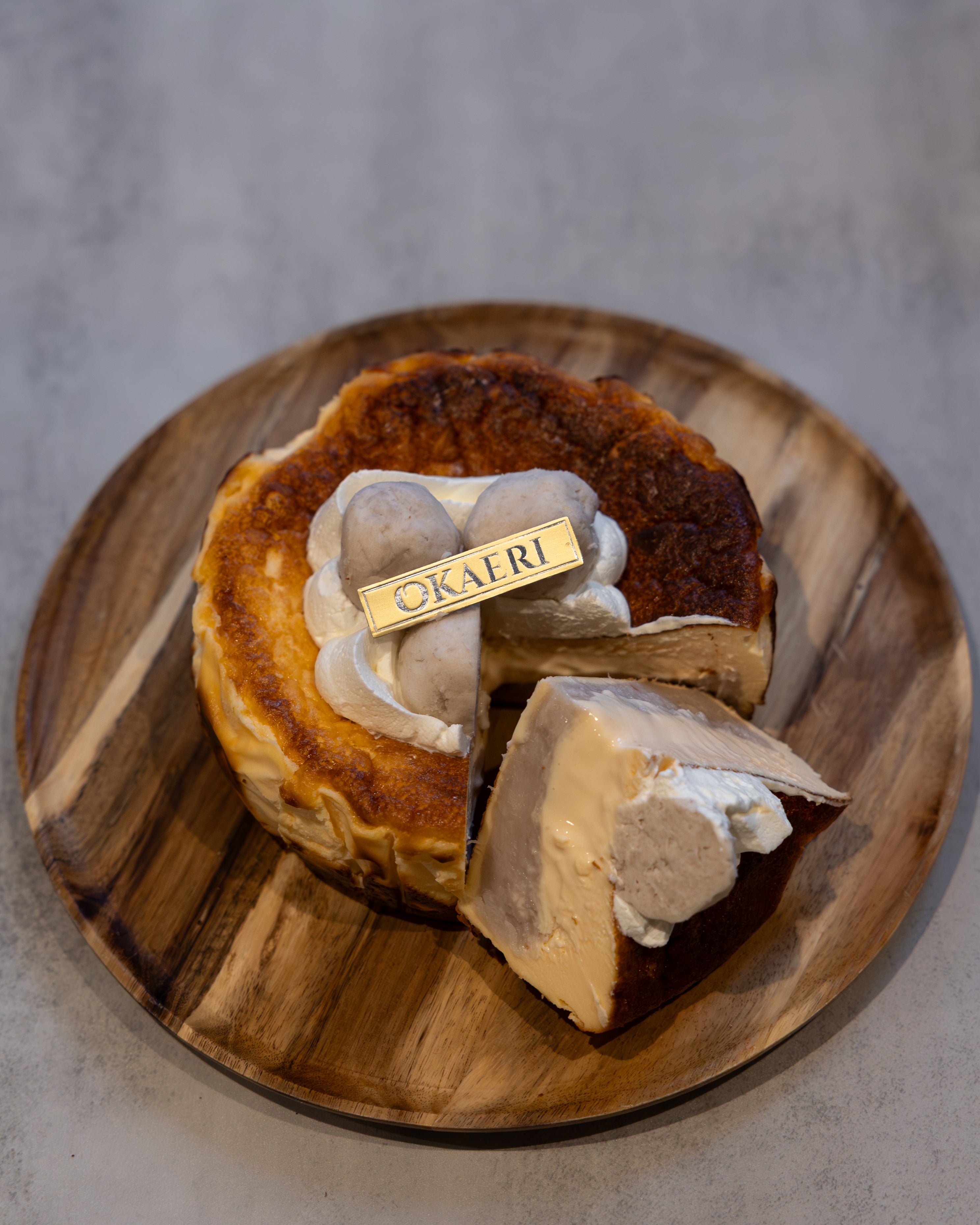 Taro Basque Burnt Cheesecake – Okaeri Bakery
