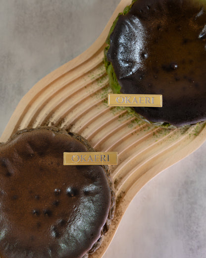 Hojicha Basque Burnt Cheesecake
