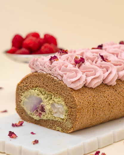 Four Seasons Oolong Lychee Ispahan Roll
