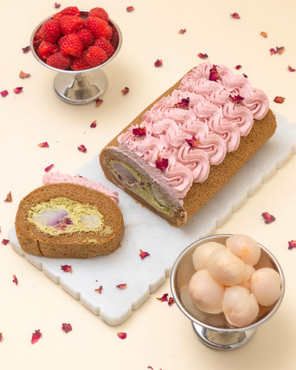 Four Seasons Oolong Lychee Ispahan Roll