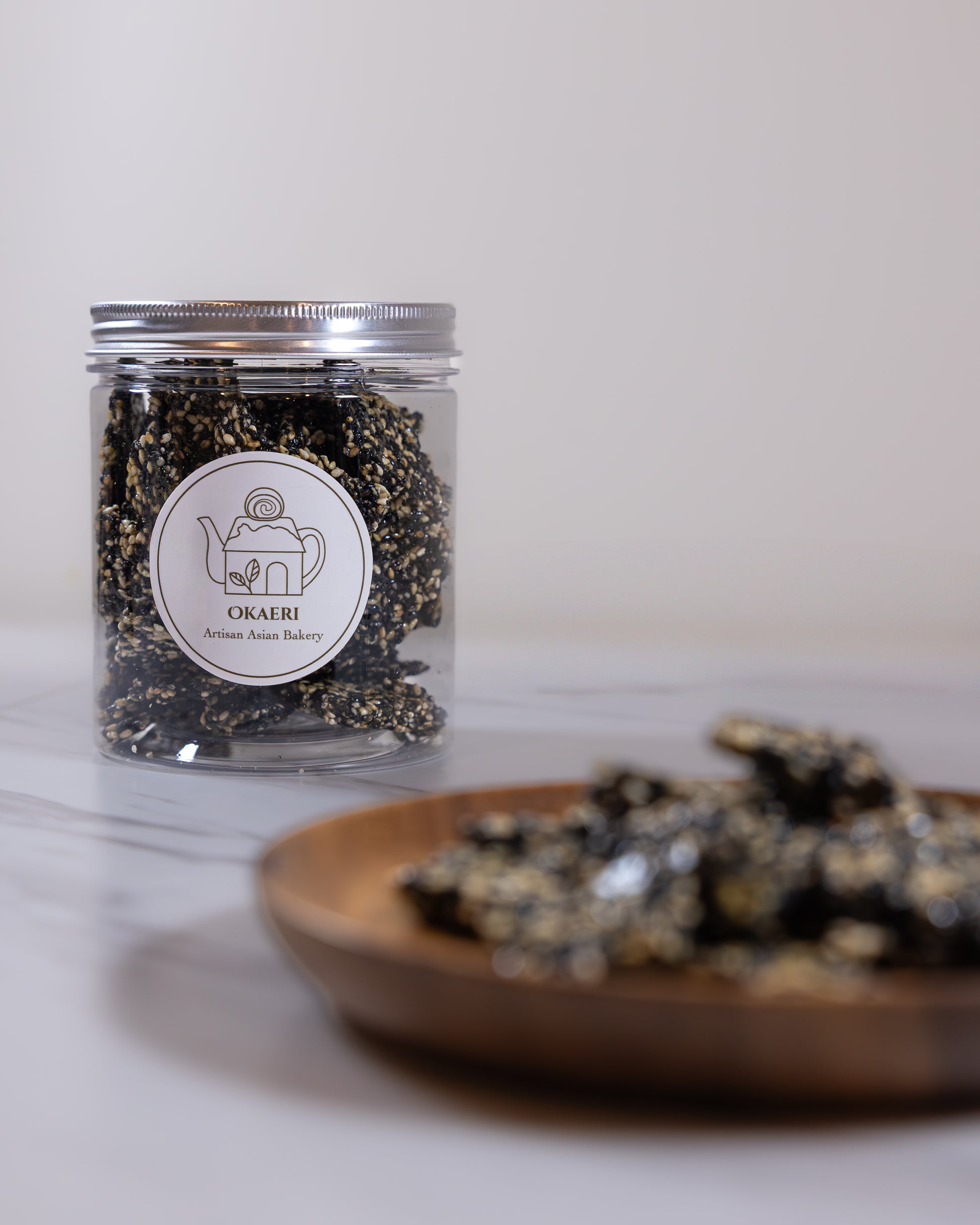 Crispy Kuki Sesame Brittles made by Okaeri Bakery in London 