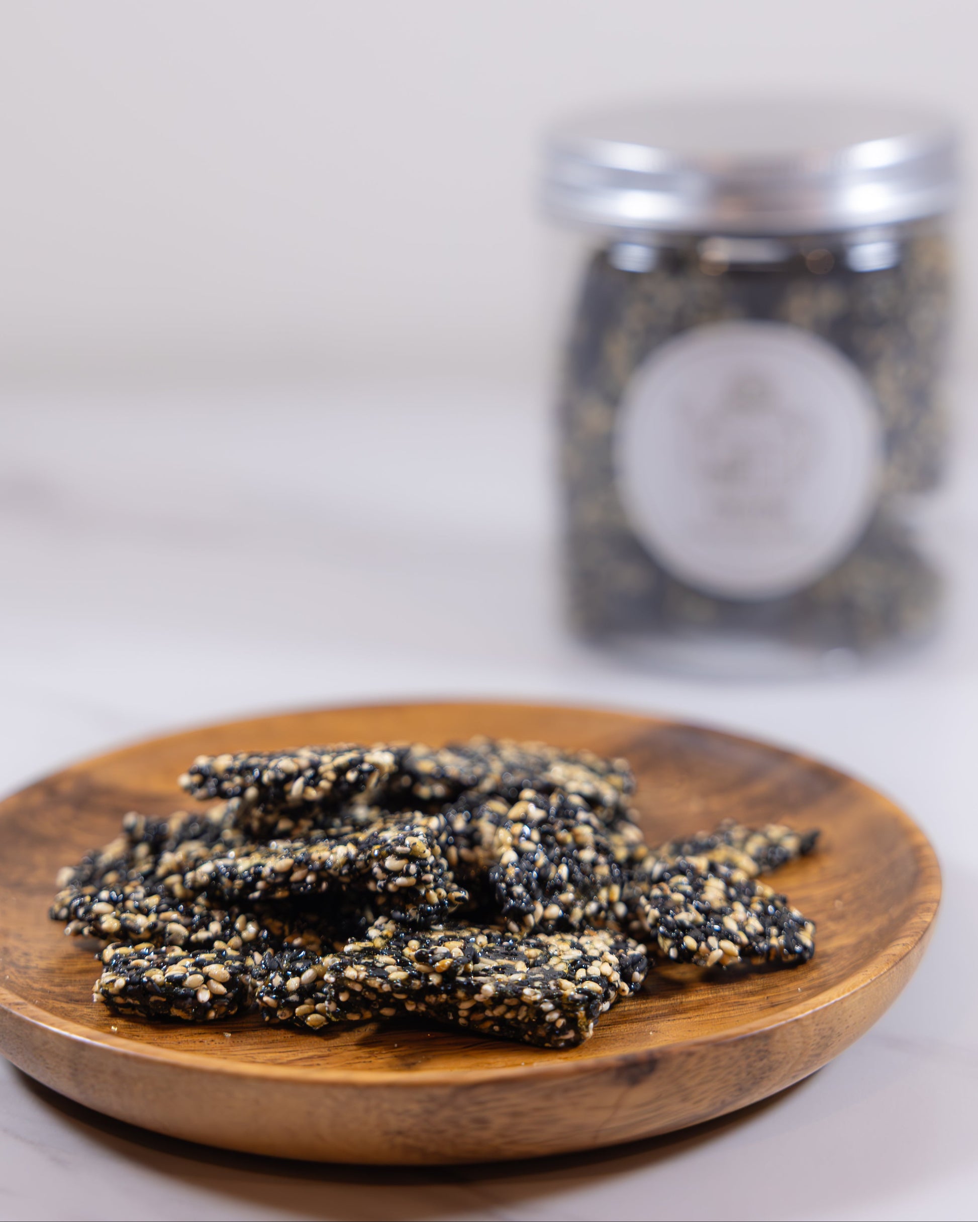 Crispy Kuki Sesame Brittles made by Okaeri Bakery in London 