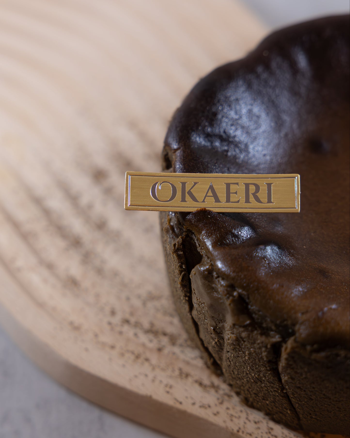 Hojicha Basque Burnt Cheesecake