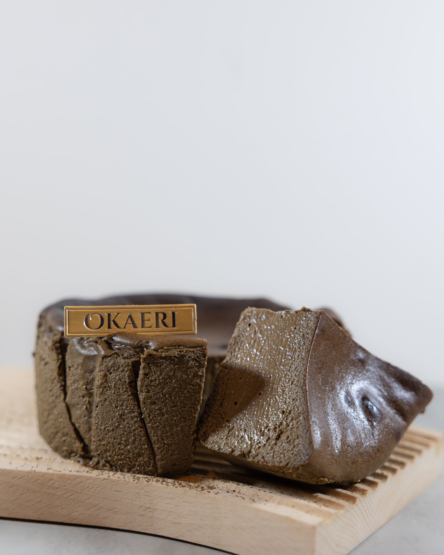 Hojicha Basque Burnt Cheesecake