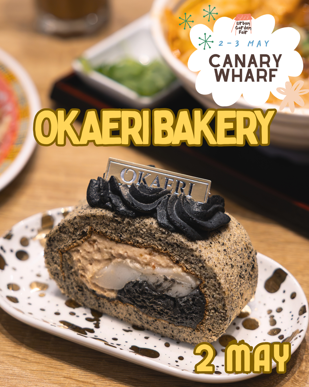 2 May · 1400-1700 Urban Garden Fair · Whole Cakes