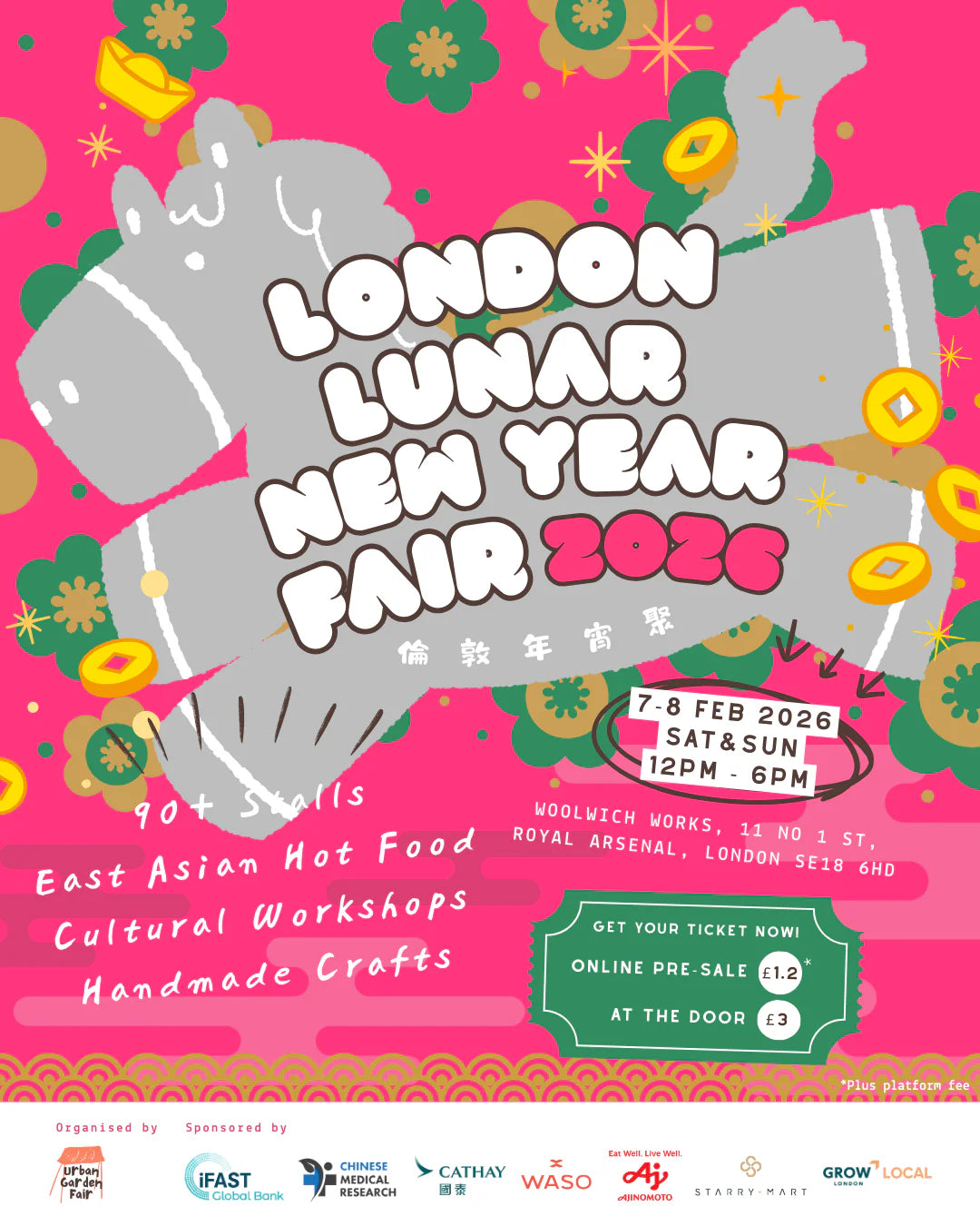 Cakes Pickup on 7 Feb 2026 - Woolwich