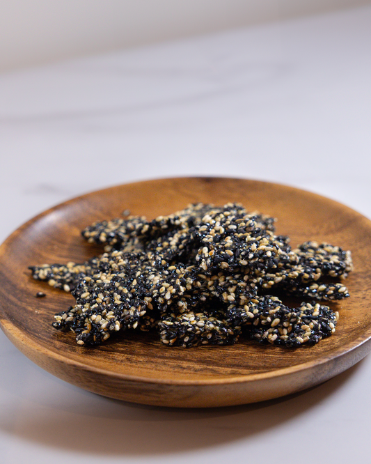 Crispy Kuki Sesame Brittles made by Okaeri Bakery in London 